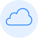 Icon with cloud